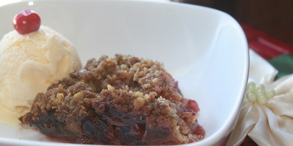 Crock-Pot Apple Cranberry Crisp
