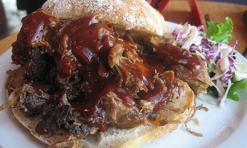 Crock-Pot Pulled Pork Sandwich