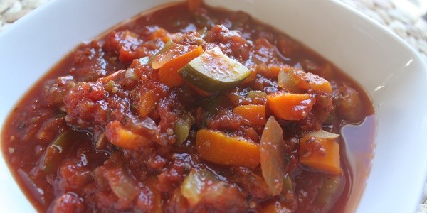 Crock-Pot Veggie Loaded Spaghetti Sauce