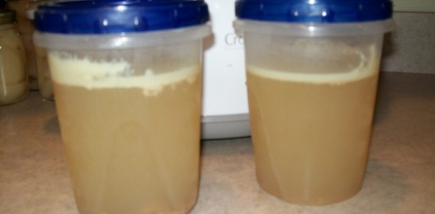 crock-pot homemade chicken broth