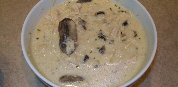 crock-pot chicken and wild rice soup