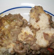 crock-pot cheeseburger bake