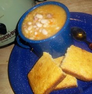 Crock-pot ham and beans