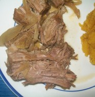 crock-pot pot roast with onions