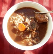 Crock-Pot Hearty Beef and Mushroom Soup1