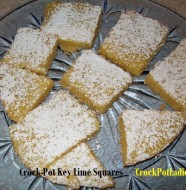 crock-pot key lime squares
