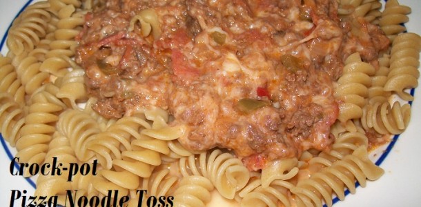crock-pot pizza noodle toss