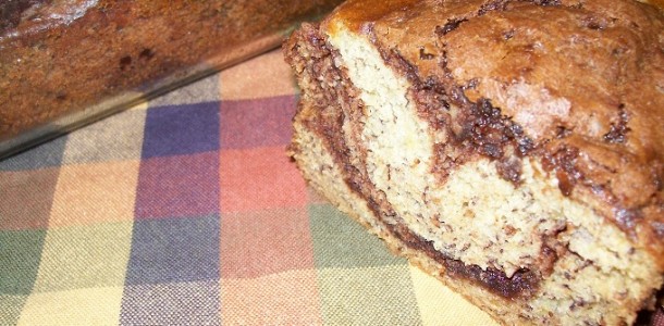 crock-pot banana nutella bread