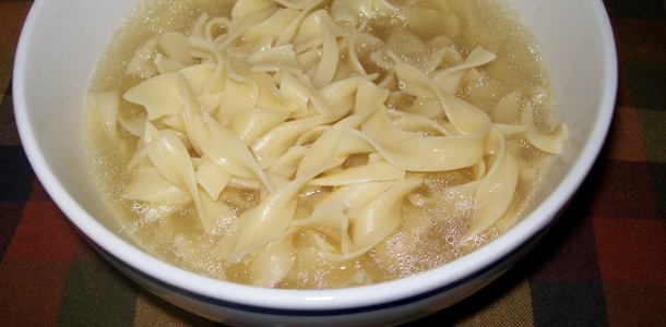 crock-pot noodles & broth