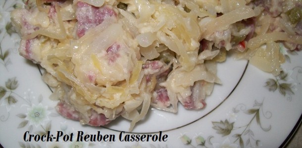 crock-pot reuben casserole