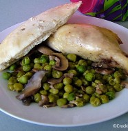 Crock-Pot Easy Chicken With Mushrooms and Peas