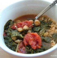 Crock-Pot Spinach and Chickpea Stew