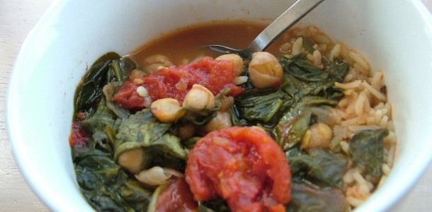 Crock-Pot Spinach and Chickpea Stew
