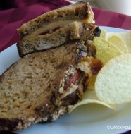 Crock-Pot Grilled Provolone and Tomato