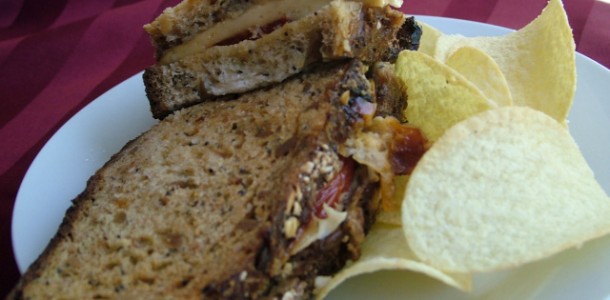 Crock-Pot Grilled Provolone and Tomato