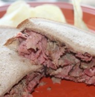 Crock-Pot Warm Pastrami Sandwich