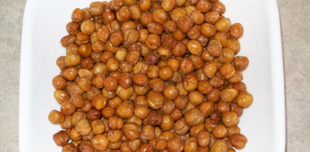 crock-pot roasted garbanzo beans