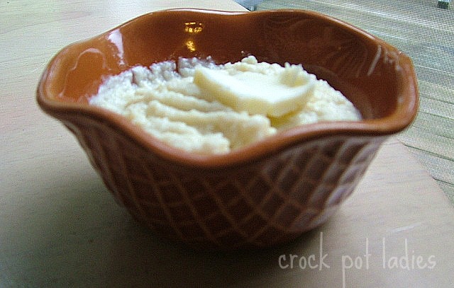 Crock-Pot Mashed Cauliflower 