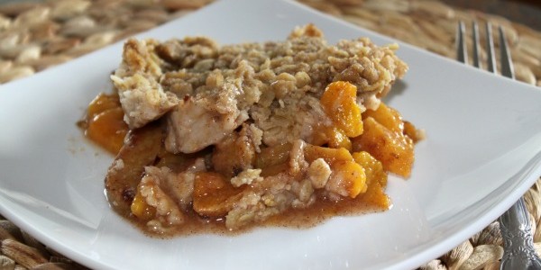 Crock-Pot Peach Crisp Large
