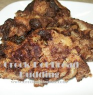 crock-pot chocolate bread pudding