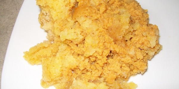 crock-pot pumpkin dump cake