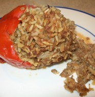 crock-pot stuffed greenpeppers