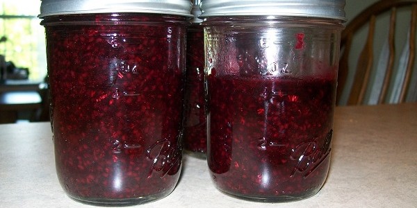 crock-pot raspberry preserves