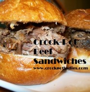 crock-pot beef sandwiches