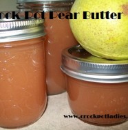 crock-pot pear butter