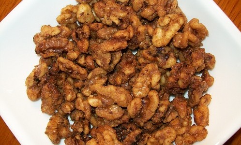 sugar coated walnuts