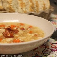 Crock-Pot Bacon & Bean Soup