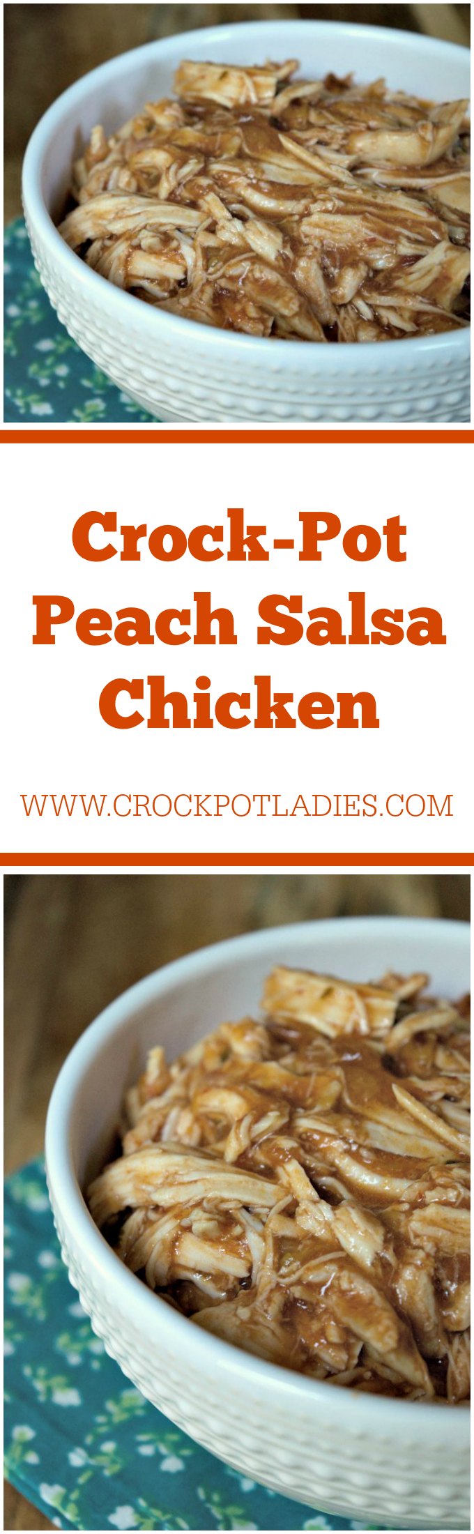 Crock-Pot Peach Salsa Chicken