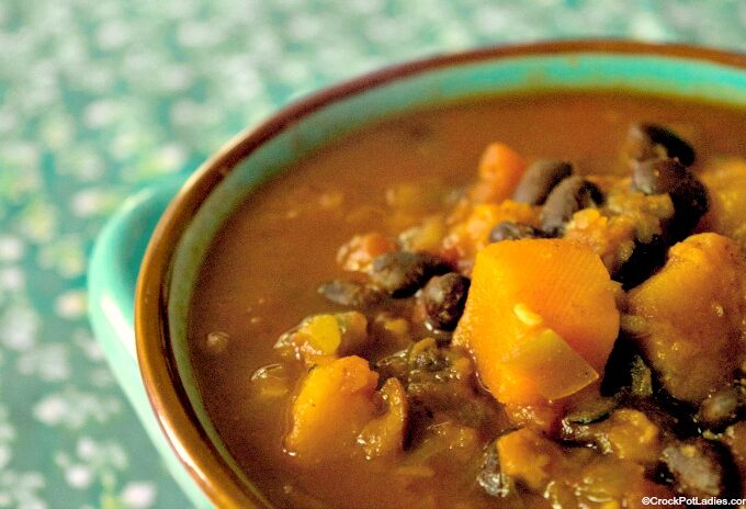 Crock-Pot Black Bean and Butternut Squash Chili