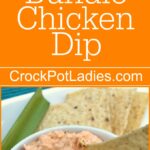 Crock-Pot Buffalo Chicken Dip - A great recipe for your next game day or party, this spicy Crock-Pot Buffalo Chicken Dip has all the flavors of hot wings and tastes great with chips or celery sticks! via CrockPotLadies.com