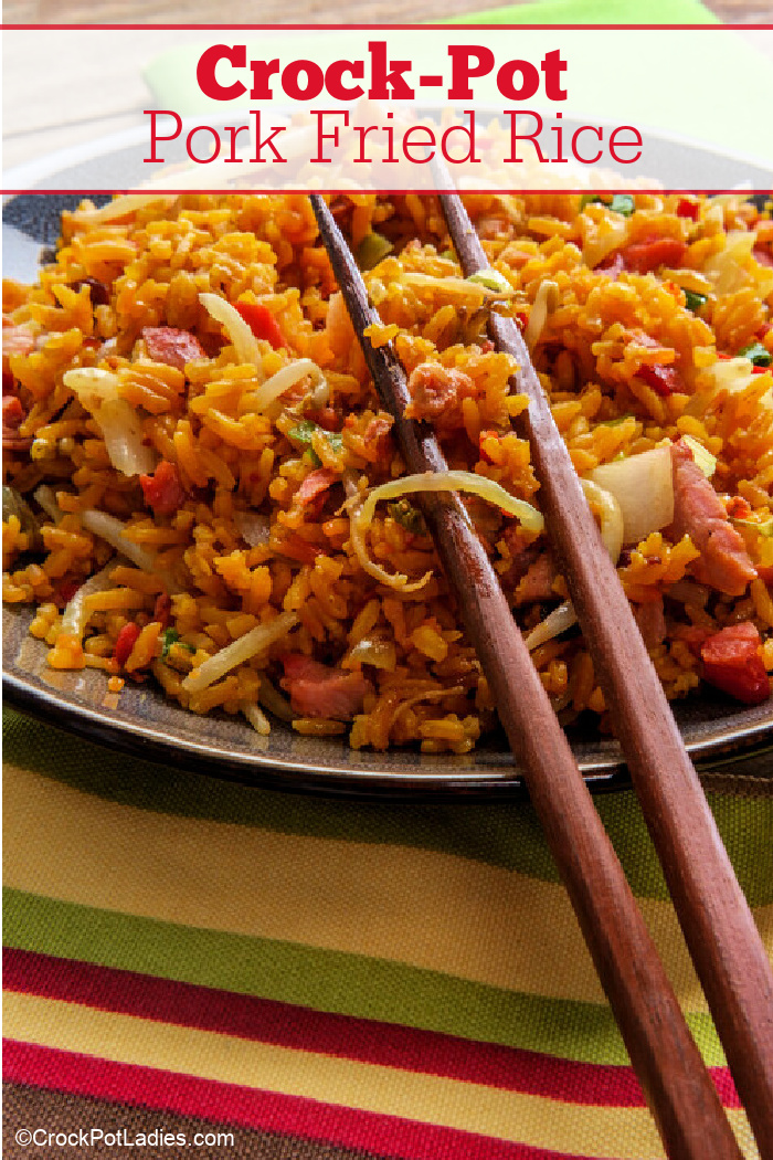 CrockPot Pork Fried Rice CrockPot Ladies