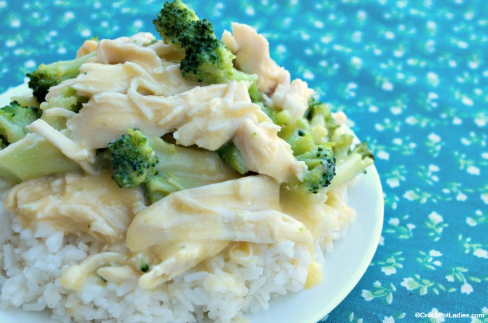 Crock-Pot Cheesy Chicken and Broccoli