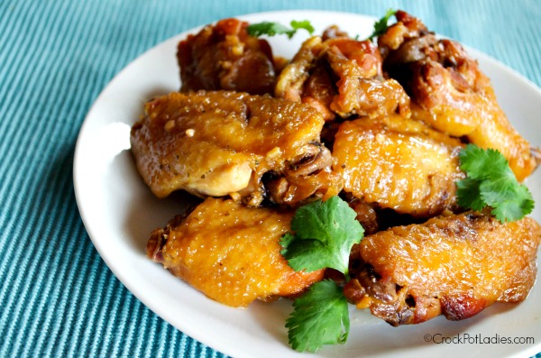 Crock-Pot Honey Garlic Chicken Wings