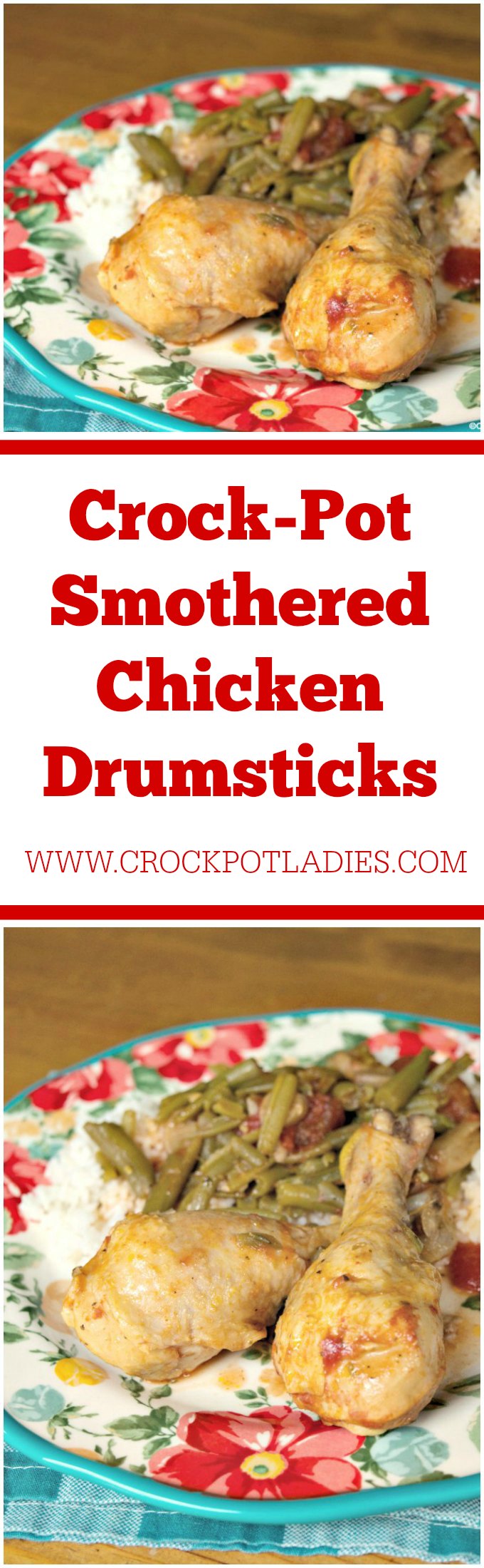 Crock-Pot Smothered Chicken Drumsticks