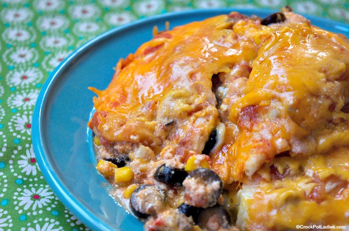 Crock-Pot Mexican Lasagna