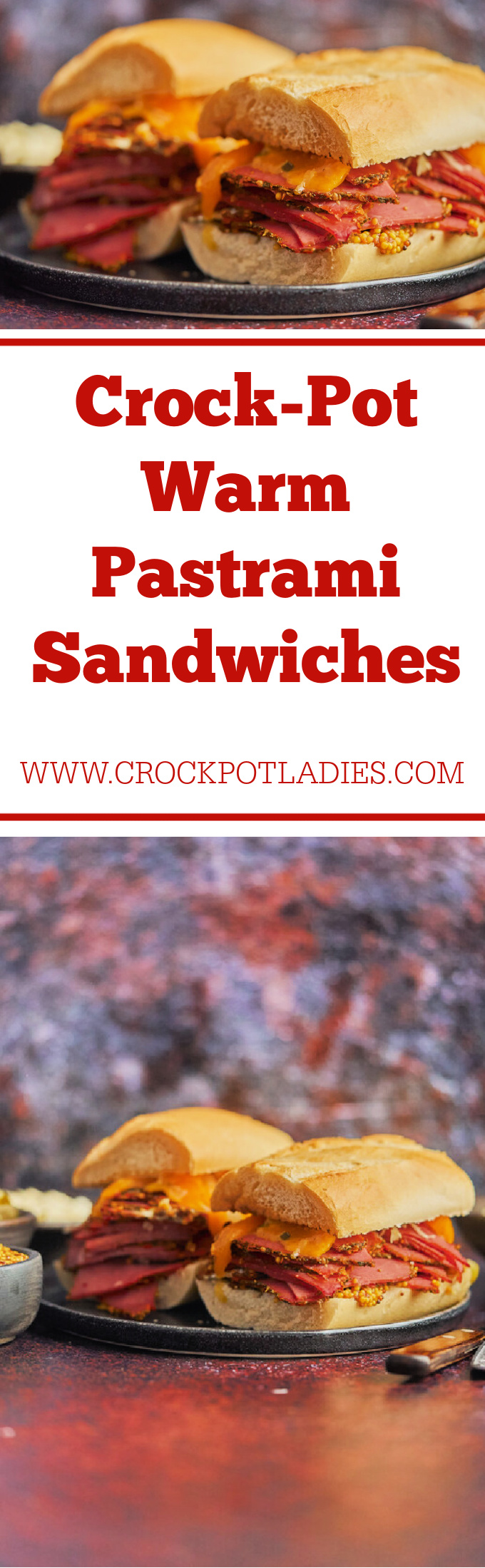 Crock-Pot Warm Pastrami Sandwiches