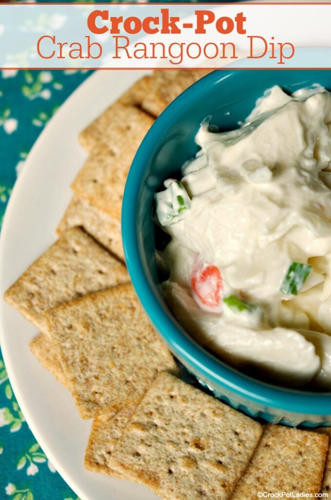 CrockPot Crab Rangoon Dip + Video CrockPot Ladies