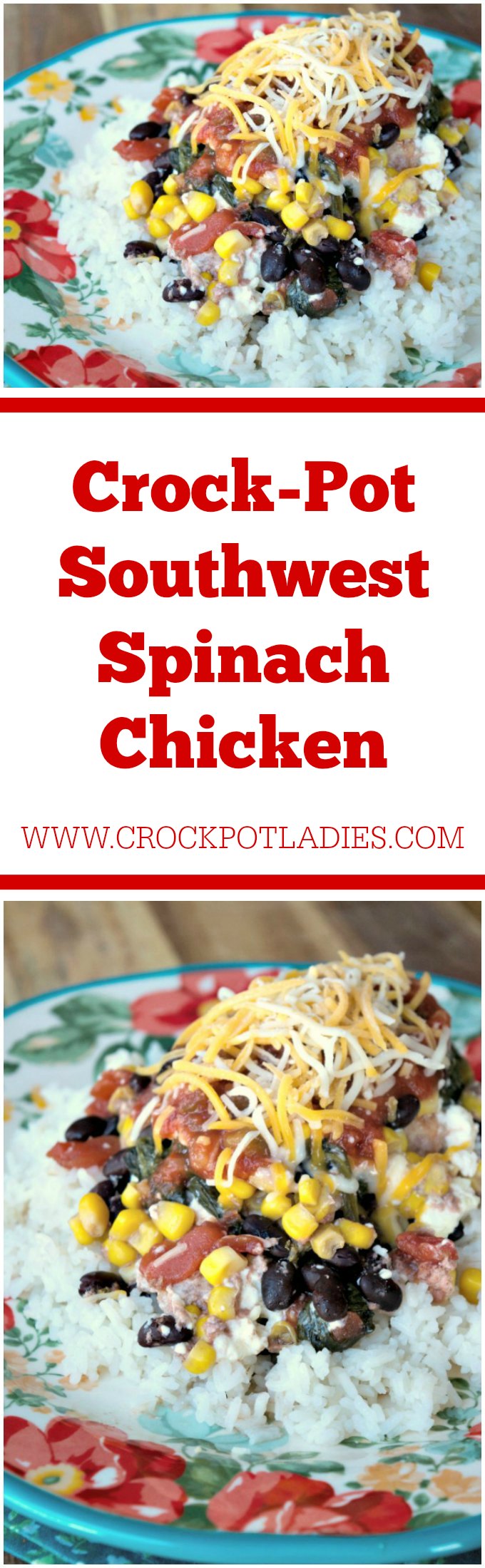 Crock-Pot Southwest Spinach Chicken