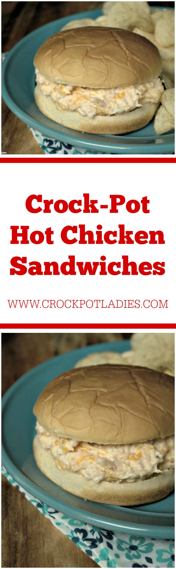 Crock-Pot Hot Chicken Sandwiches