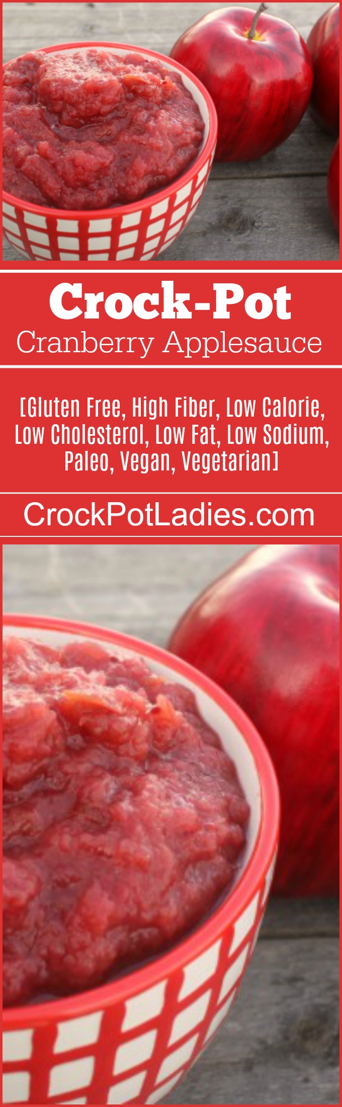 Crock-Pot Cranberry Applesauce