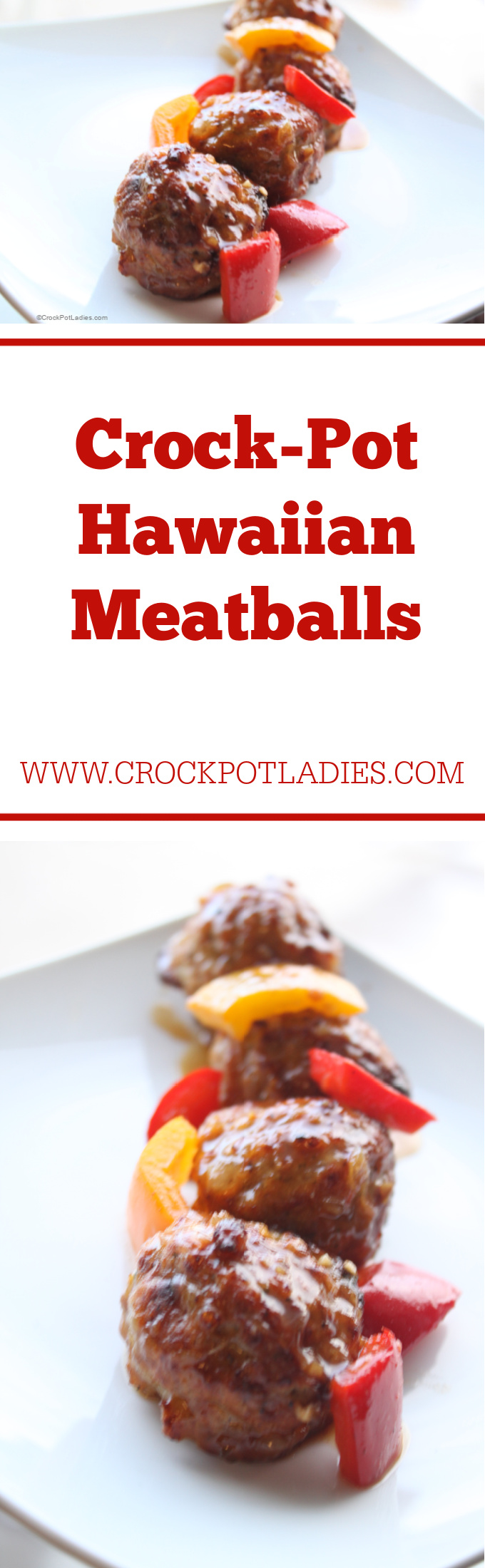 Crock-Pot Hawaiian Meatballs