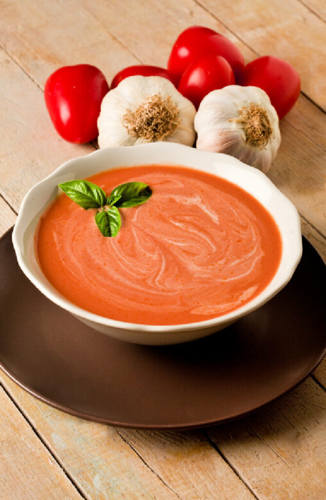 Crock-Pot Creamy Tomato Basil Soup