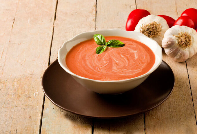 Crock-Pot Creamy Tomato Basil Soup