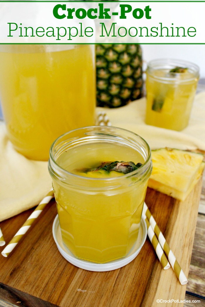Crock-Pot Pineapple Moonshine