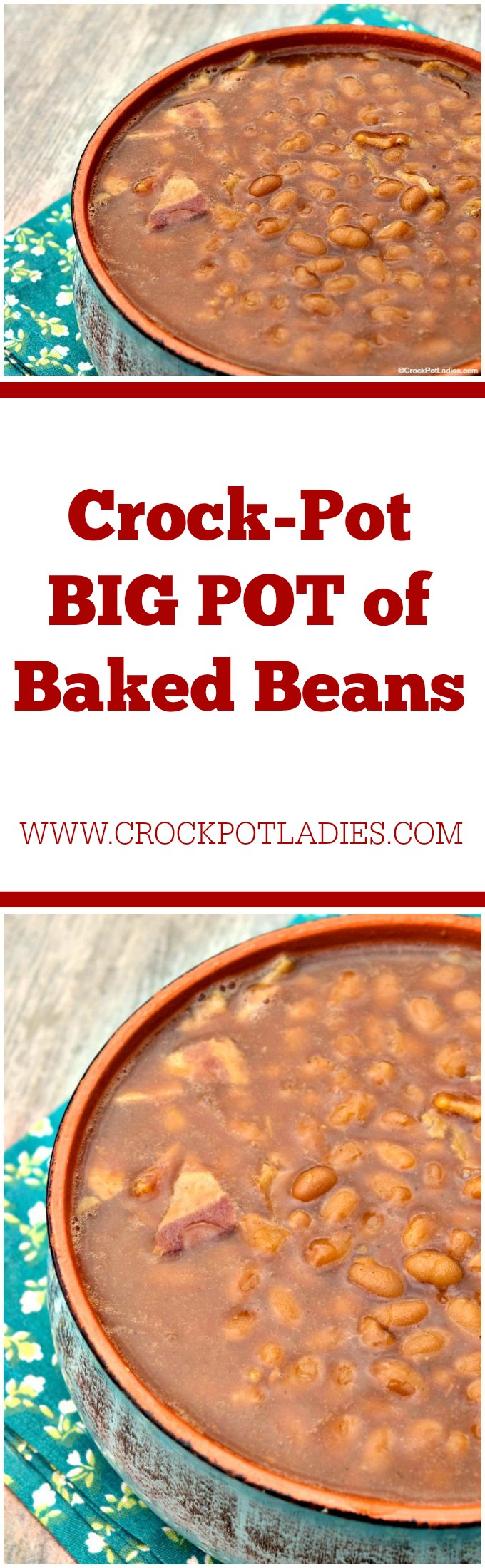 Crock-Pot BIG POT of Baked Beans