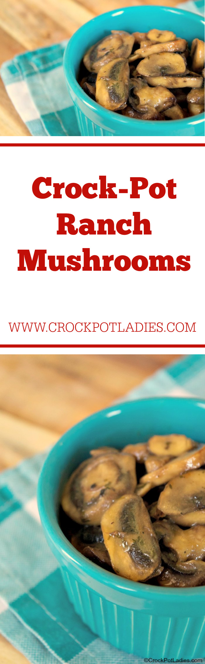 Crock-Pot Ranch Mushrooms